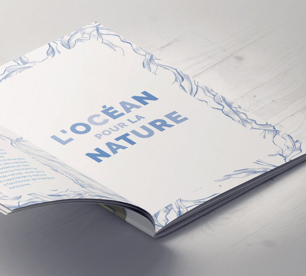 Mise en page éditoriale de la revue Biodiversité ! consacrée à l’océan