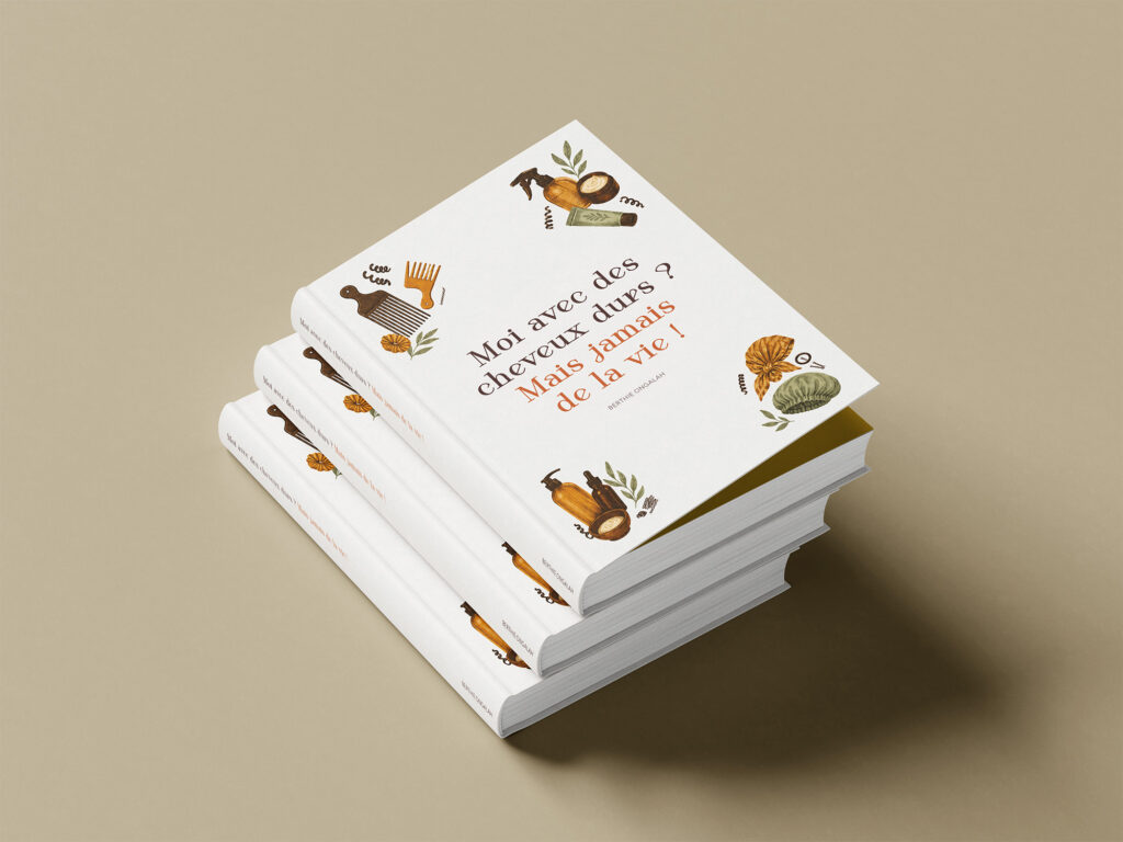 Conception graphique et mise en page d’un livre de recettes de soins naturels pour cheveux
