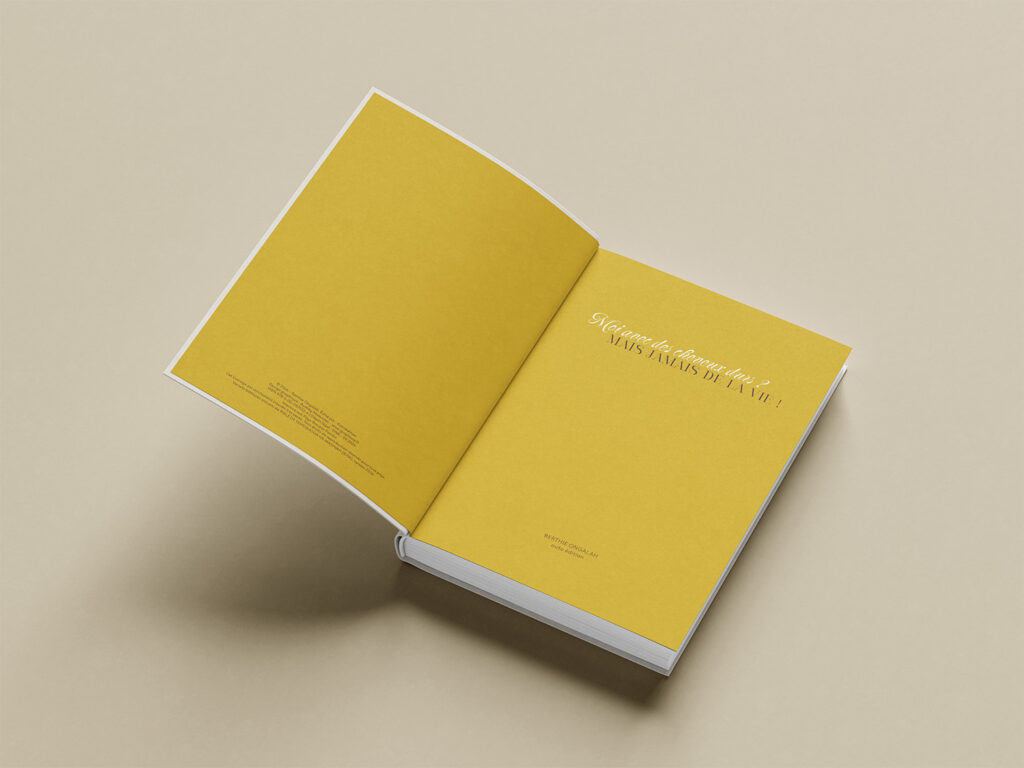 Conception graphique et mise en page d’un livre de recettes de soins naturels pour cheveux