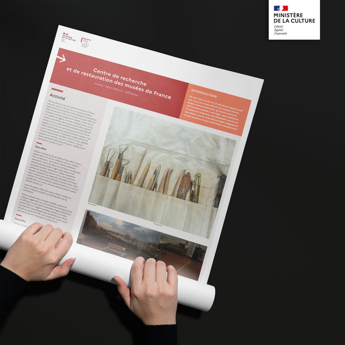 Posters scientifiques – C2RMF, Ministère de la Culture
